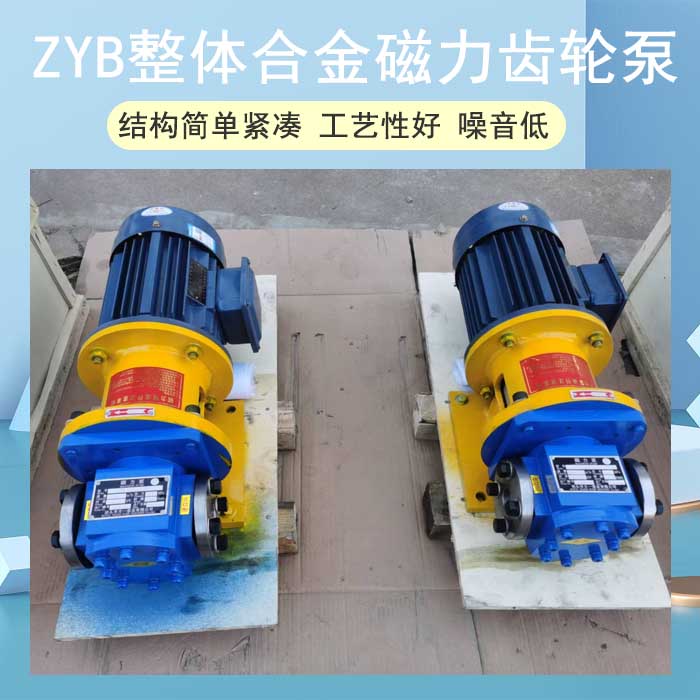 ZYB整體合金磁力齒輪泵